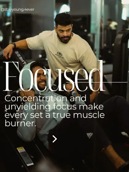 Unyielding focus makes every set a true muscle burner. I'm right there with my clients, ensuring their concentration is as strong as their lift.