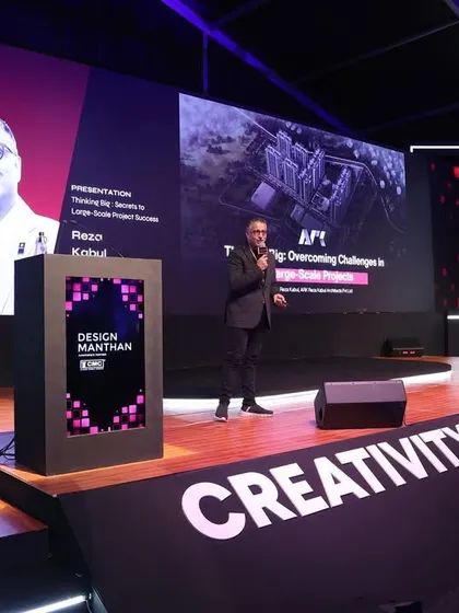 Presenting at FOAID on the topic of "Thinking Big". Large-scale projects require a unique mindset, one that balances a grand vision with meticulous attention to detail and practical execution.