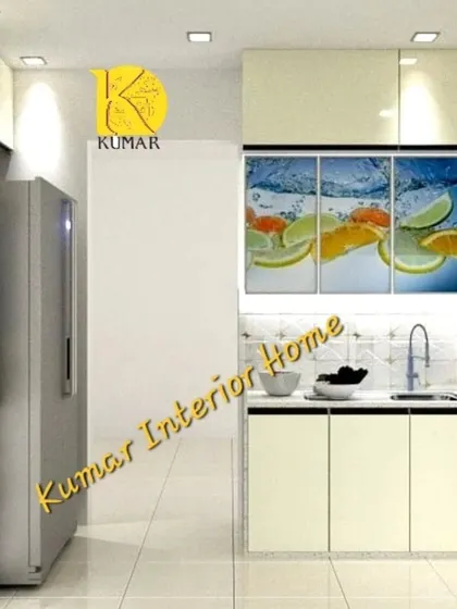 A simple and clean kitchen design, perfect for a minimalist home.