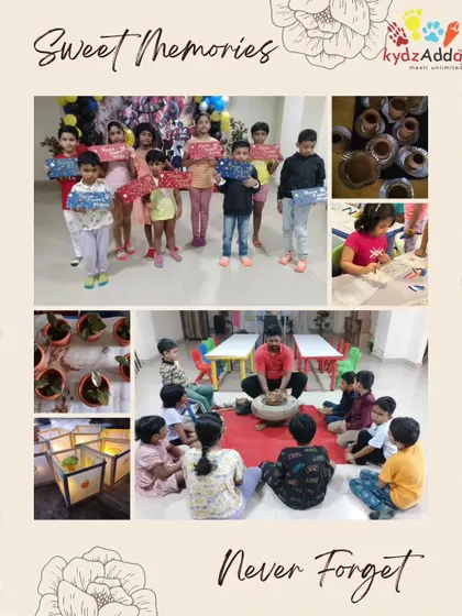 Sweet memories from our summer camp. This collection of photos highlights key moments, from our hands-on pottery session to kids proudly displaying their finished art projects.