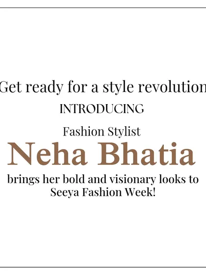 Get ready for a style revolution. I'm excited to bring my bold and visionary looks to Seeya Fashion Week, blending chic trends with timeless elegance.