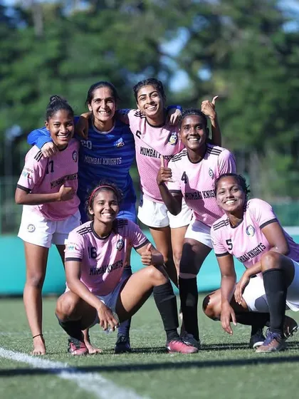 A group of our players posing together after a match, showcasing the strong bonds within the team.