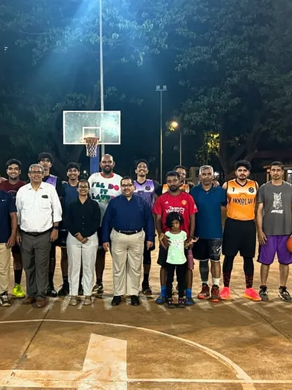 The leadership team that makes it all happen, inaugurating the Men's Match at the start of the tournament.