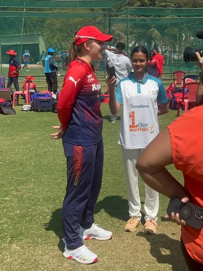 One of our young players gets the opportunity of a lifetime to interview a professional cricketer, building confidence both on and off the field.