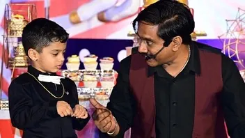 Interacting with the birthday boy on stage. I always make sure the guest of honor is the star of the show.