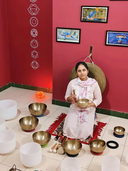 A graduate from the teacher's course, ready to embark on her journey. I wish all my students the best as they spread positivity and harmony through their practice.