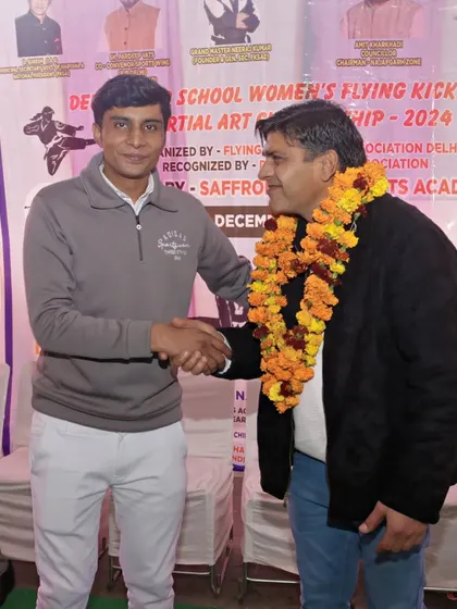 Another photo from the same event, highlighting the spirit of sportsmanship.