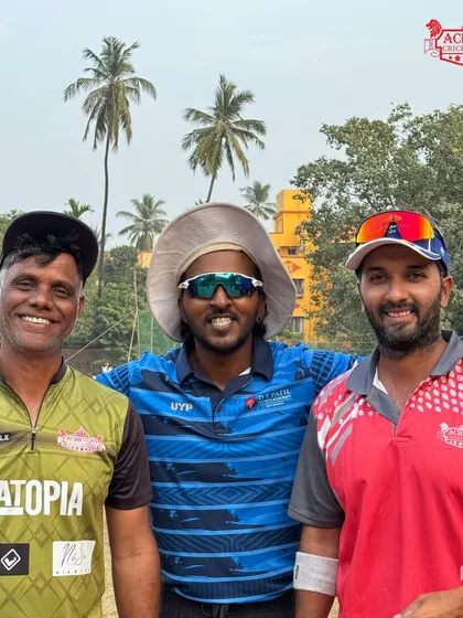 Our coaches enjoying a moment on the field. Their passion for cricket is infectious and inspires our players to give their best every single day.