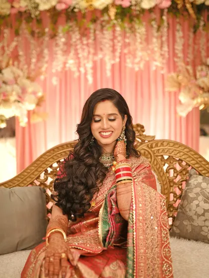 Another lovely candid shot of the bride, her smile lighting up the entire frame.