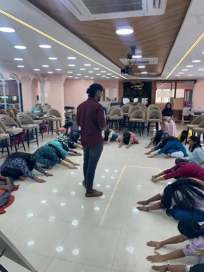 Another view of the wellness session, showing our commitment to the holistic development of our students.