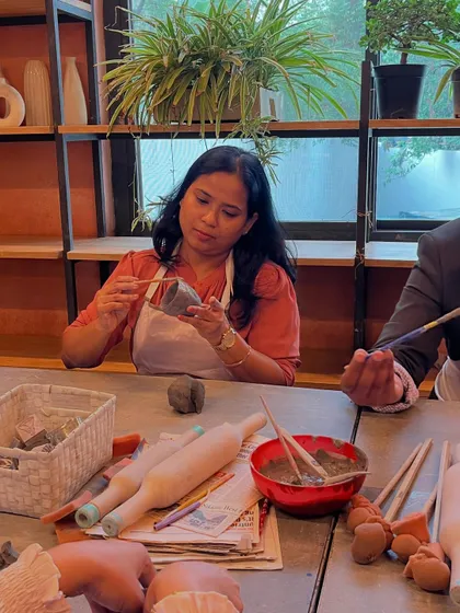 Clay, conversations, and a whole lot of laughter. Our workshops are about more than just pottery; they're about connecting with friends and making memories together.