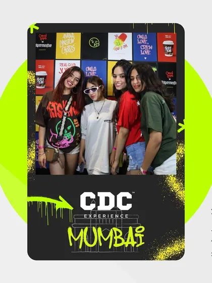 Celebrating the Crepdog Crew (CDC) store launch in Mumbai. The photo booth's design incorporated the event's graffiti and street-style theme, creating an authentic experience for all the sneakerheads and fashion lovers.