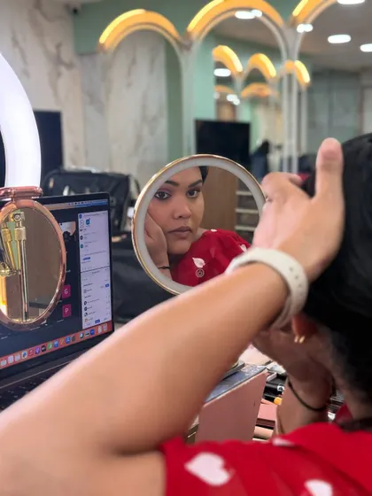 A good mirror and proper lighting are essential. In my online classes, I guide students on how to set up their space to get the most out of our practice sessions.