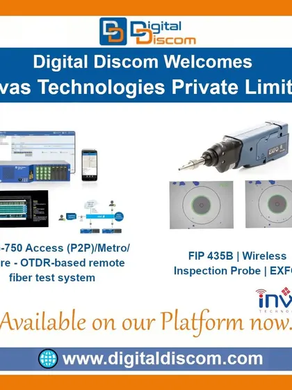 More specialized equipment from Invas Technologies. This includes their remote fiber test system and a wireless inspection probe for ensuring the quality of fiber optic connections.
