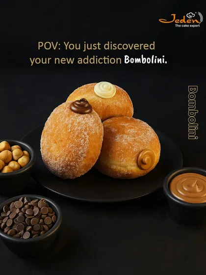Meet our Bombolini, Italian-style donuts that are pillowy soft and filled with luscious cream. Dusted with sugar, these treats are available with various fillings like rich chocolate, smooth hazelnut, and classic custard.