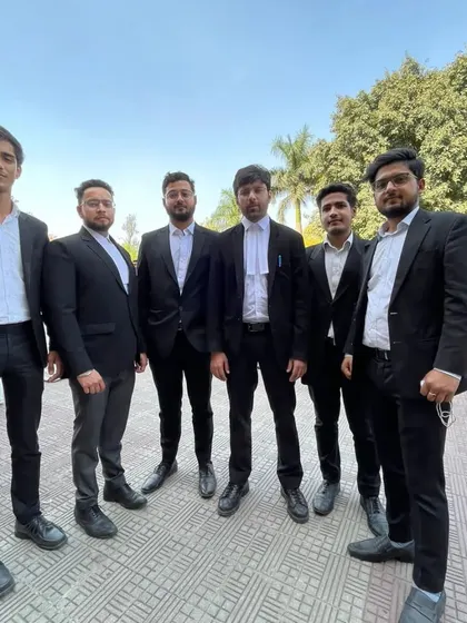 A group of us from the chambers, united in our purpose.