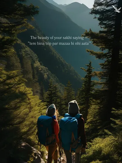 "Tere bina trip par mazaa hi nahi aata". Tag the friend you can't imagine traveling without, and we will plan the perfect adventure for your duo.