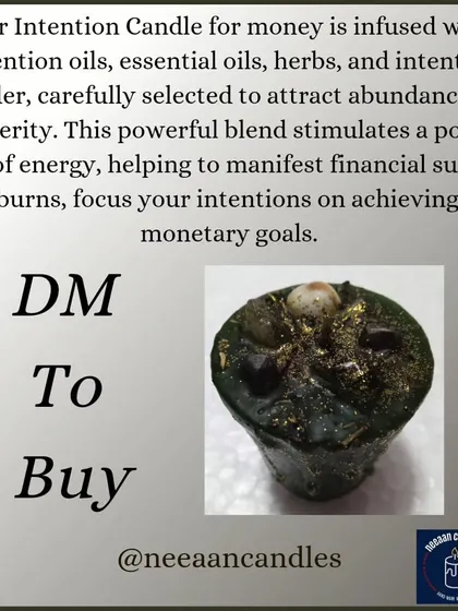 I infuse my money intention candles with special oils, herbs, and powders to attract abundance. This powerful blend helps stimulate a positive flow of financial energy.