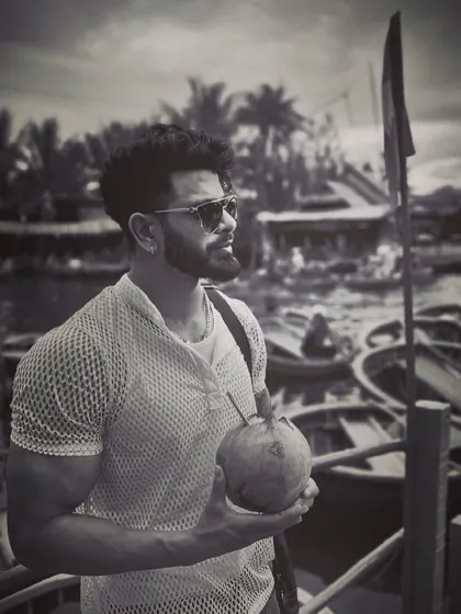 Taking in the local culture in Vietnam. Staying hydrated with fresh coconut water is a great natural choice, even when you're on the other side of the world.