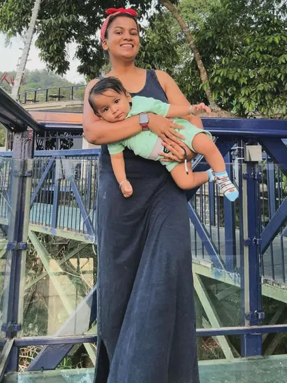 Another moment from our family trip. These are the memories I cherish, and having the energy to create them is a direct result of prioritizing my health.