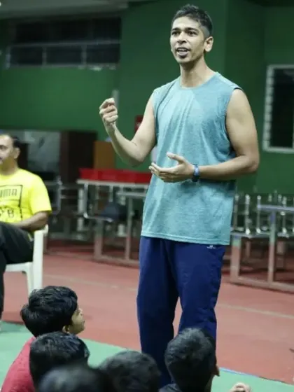 Mr. Vikramadithya explaining the connection between mindset and performance to our aspiring champions.