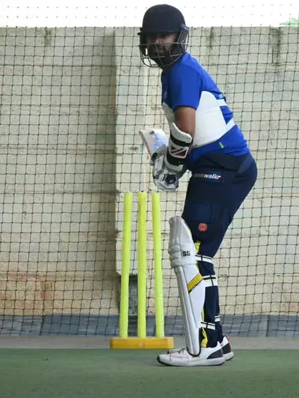 A montage of our batters in action during net practice. These clips showcase a range of shots including pull shots, cover drives, and lofted hits, demonstrating the diverse skills we teach.