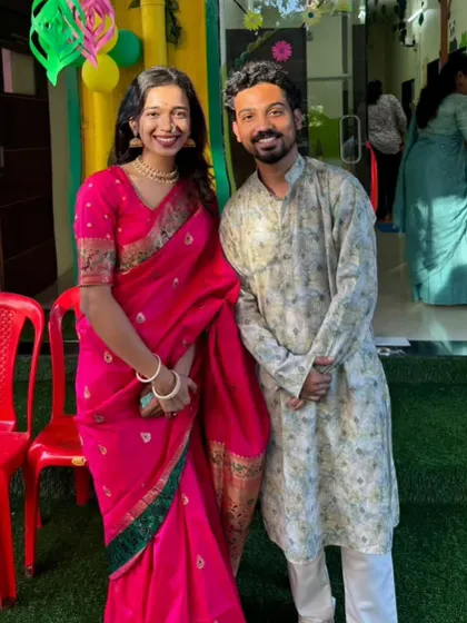 A happy picture with a family member who has been a part of this journey from the very beginning. Their support means the world to me.