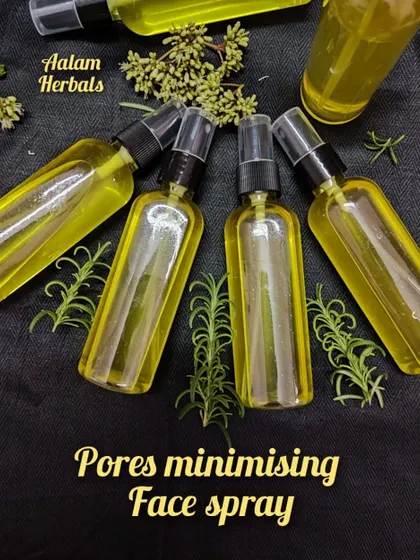 A detailed look at my Pore Minimising Face Spray, a natural source of Vitamin B3. This powerhouse ingredient helps treat almost any skin issue, from large pores and acne to fine lines and dark spots.