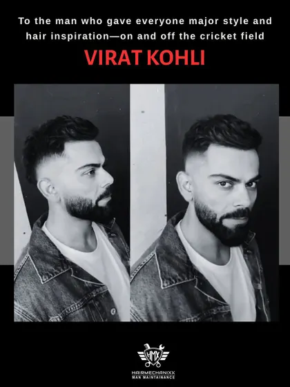 Virat Kohli's style evolution has been legendary. We celebrate his impact on men's grooming, from his perfectly faded cuts to his impeccably maintained beard.