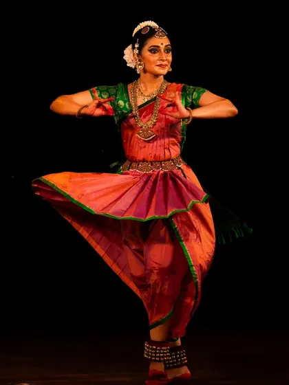 A graceful turn captured during my performance at Narada Gana Sabha.