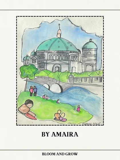 A closer look at Amaira's unique and playful interpretation of the famous Berlin landmark.