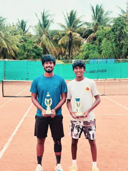We congratulate Akshath on winning his first AITA Men's Doubles 1 Lakh title in Coimbatore. This win reflects his hard work and trust in our training process.