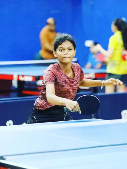 Action shots and podium finishes from the 4-star district tournament, highlighting the skills of Aayan, Aakarshan, Daksh, and Bhoomi.