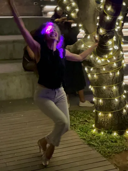 A candid moment of pure joy. My advice to the world: dance like there's no tomorrow, dance for your soul, and let yourself be intoxicated with love and energy.