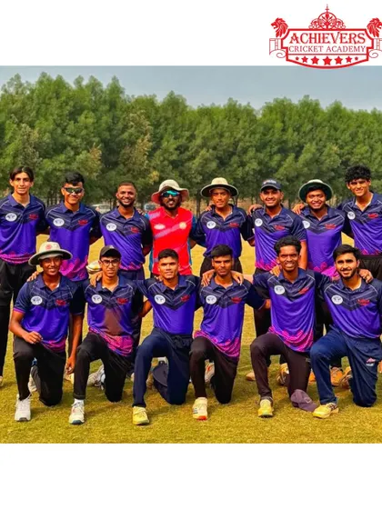 The full squad that competed in the Pristine T20 Cricket Tournament, showing great team spirit.
