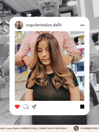 Life feels good when your hair is on point. This client is enjoying her fresh color and style.