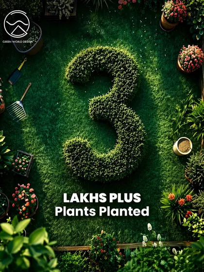 3 Lakhs plus plants planted. Every plant is a data point in a larger system, contributing to healthier air, lower temperatures, and more productive environments. This is our impact, rooted in the ground.