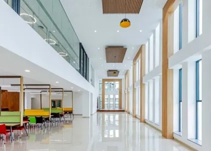 Our commitment to creating high-quality indoor environments is reflected in projects like the Sona University Library Centre, which prioritizes natural light, ventilation, and healthy materials to enhance well-being.