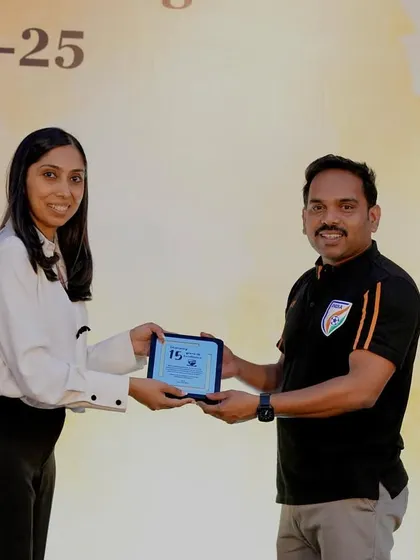 A token of appreciation for Bala, Head of Physiotherapy at Vesoma, our trusted partner for player wellbeing.
