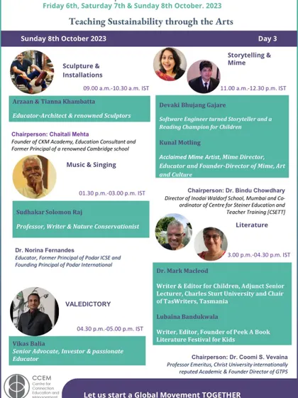 I was honored to speak at the Global Tipping Point Summit on Teaching Sustainability through the Arts. My session focused on how storytelling and mime can be used as powerful educational tools.