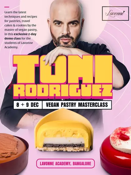 We hosted an exclusive 2-day Vegan Pastry Masterclass with the master himself, Chef Toni Rodriguez. Our diploma students learned the latest techniques for creating exquisite vegan pastries, travel cakes, and cookies.