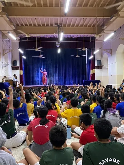 The students were so engaged and full of questions. Moments like these, where we can have an open dialogue about dance, are incredibly rewarding.