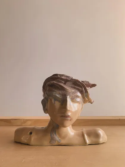 This incredible bust was created by a self-taught artist who uses our kiln firing services. It's a privilege to be a part of another artist's journey and help bring their stunning visions to life.