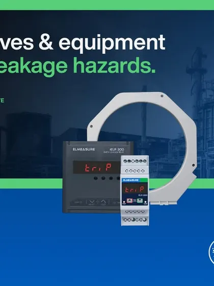 This banner showcases my Earth Leakage Relays with their key features: BEMS connectivity, leakage current protection, and inverse curve technology.