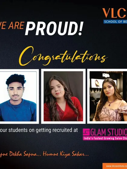 A duplicate post celebrating student placements.