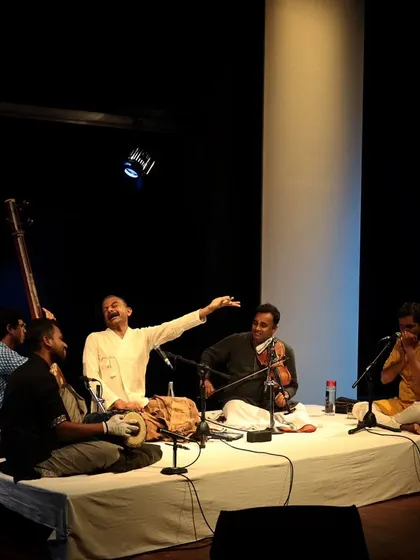 An intimate evening of Karnatik music with the acclaimed T.M. Krishna. Our "SwarTaal" festival creates a unique connection between artists and the audience, offering an immersive experience in Indian classical music.