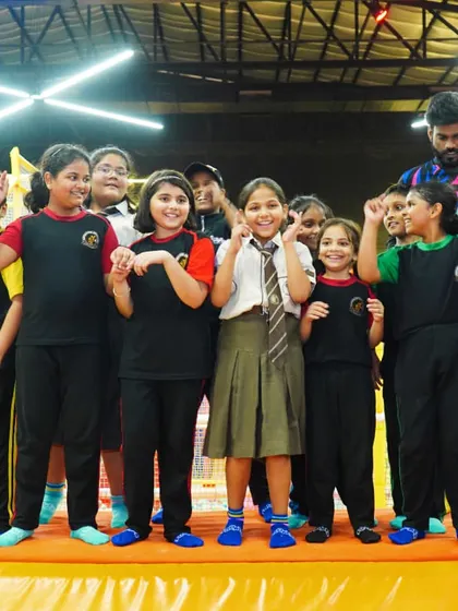 Students from Kanha Makhan Millennium School, Mathura, enjoying their unforgettable day out. I ensure every trip is packed with laughter and excitement.
