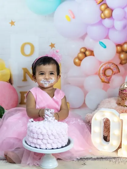The best part of turning one is getting your own cake. We love capturing the joy and excitement of this special milestone.
