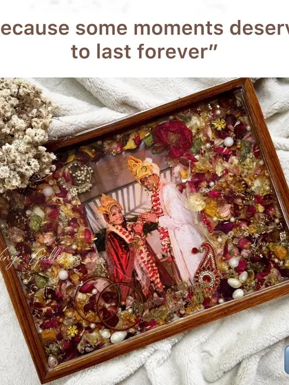 Because some moments deserve to last forever. This collage highlights the beauty of preserving wedding memories in my handcrafted resin frames, where every piece is personalized and made with love.