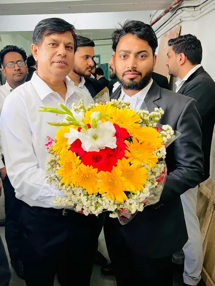 Wishing a happy birthday to a senior colleague. Respect for seniority and experience is a cornerstone of our profession.